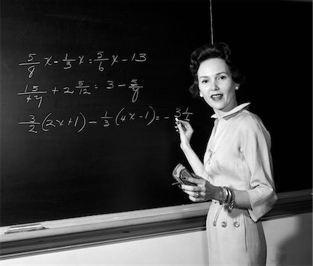 1950s female teacher (Masterfile)